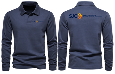 SJC AIRPORT LONG SLEEVE POLO